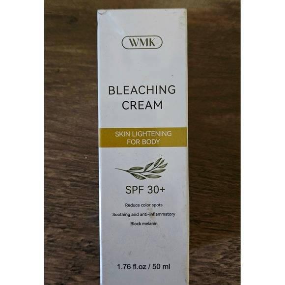 WMK Bleaching Cream Skin Lightening Body SPF 30+ Reduce Color Spots - Picture 1 of 4